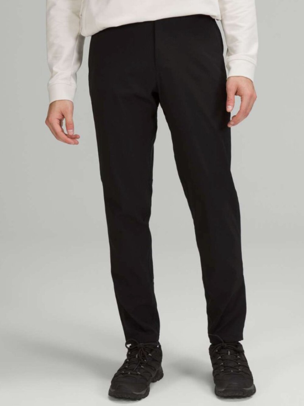 Lululemon Commission Pant Mens 30 Black Slim Fit Tapered Technical Chino
